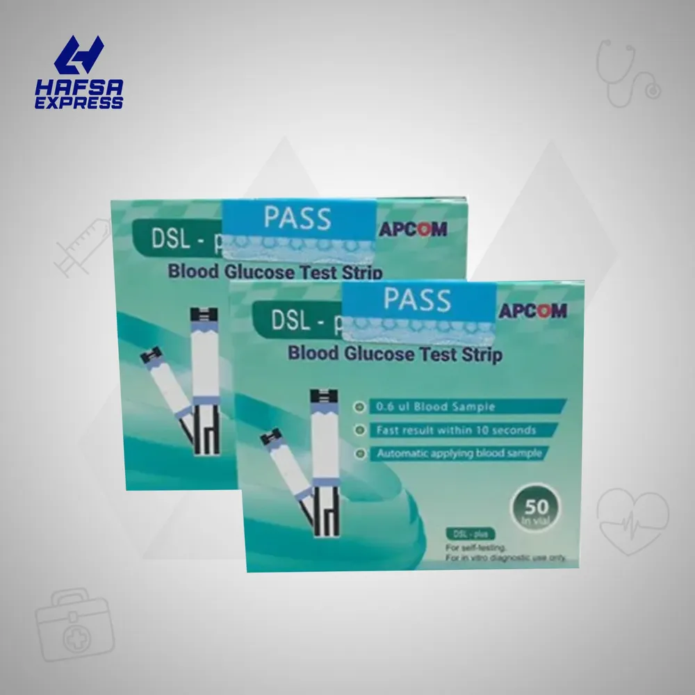 DSL Plus Glucometer Strip 25 Pcs-image